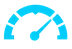 60 Mbps Speedometer Icon